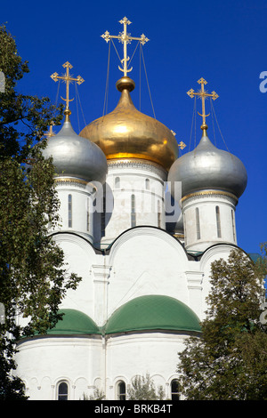 Kathedrale unserer Dame von Smolensk auf dem Nowodewitschi-Kloster in Moskau, Russland Stockfoto