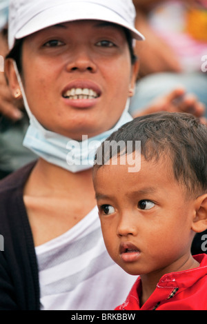 Menschen am Wasser-Festival, Phnom Penh, Kambodscha Stockfoto