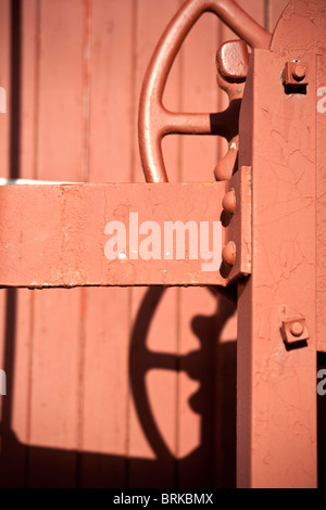 Teil der alten kanadischen nationalen Zug Eisenbahnwagen, Mcbride, Deutschland September 2010 Stockfoto