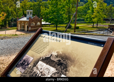 John Brown Fort, Harpers Ferry, West Virginia Stockfoto