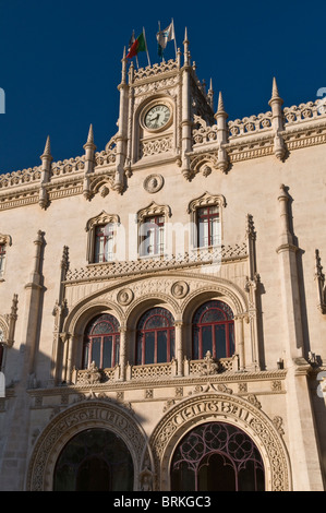 Bahnhof Rossio Lissabon Portugal Stockfoto