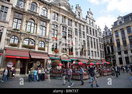 La Chaloupe d ' or Grote Markt Brüssel Bruxelles Belgien Stockfoto