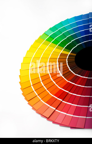 Farbe Farbkarten Stockfoto