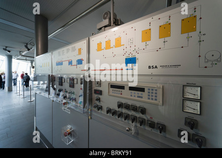 Köln - die Lindt Schokolade Museum und arbeiten Fabrik Tour auf der alten Kai-Insel - Produktionsraum Stockfoto