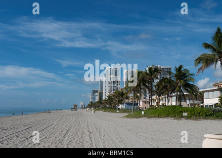 Strand-Szene Hollywood, Florida Stockfoto