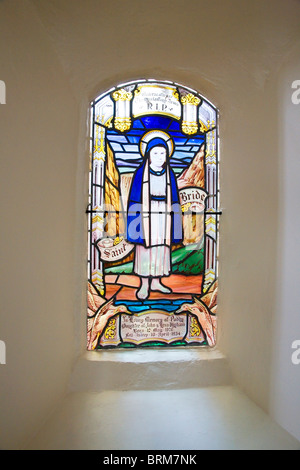 Befleckte Glas Fenster Danby Pfarrkirche North Yorkshire England Stockfoto