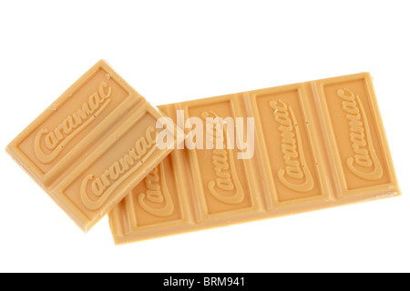 Bar von Nestle Caramac weiße Schokolade Stockfoto