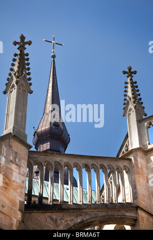 Dach-Turm auf der Marien-Kirche, Osnabrück, Niedersachsen, Deutschland Stockfoto