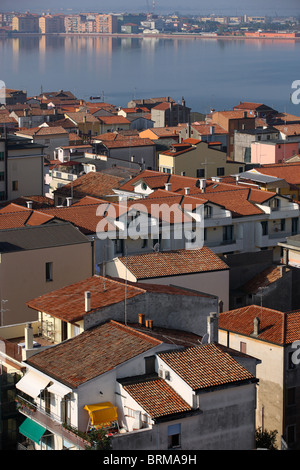 Chioggia, Venezia, Luftaufnahme, Veneto-Italien Stockfoto