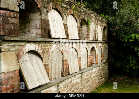 Biene Boles auf The Lost Gardens of Heligan in Cornwall, Großbritannien Stockfoto