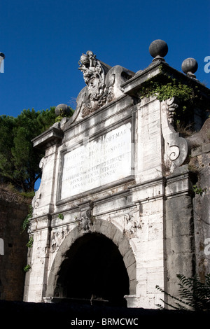 Roman Rom Tür Latein geschriebenen alten historischen Stockfoto