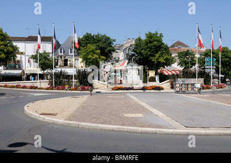 Stock Foto von der Stadt Cognac in Frankreich. Stockfoto