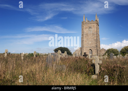 Cornish Kirche - John Gollop Stockfoto