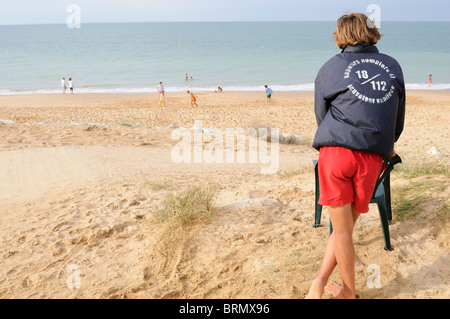 Stock Foto von Vermessung Meer Rettungsschwimmer. Stockfoto
