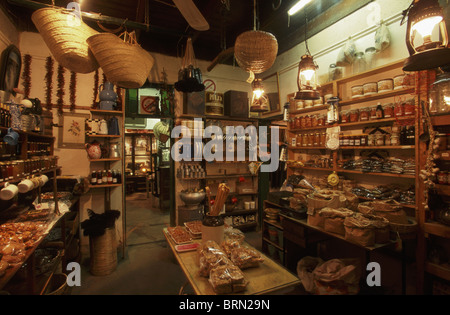 Das Innere des "Oom Samie Se Winkel" in Stellenbosch Stockfoto