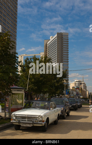 Novy Arbat Straße Moskau Russland Mitteleuropa Stockfoto