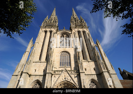 Frankreich, Bretagne, Finistère, Quimper, Kathedrale Stockfoto