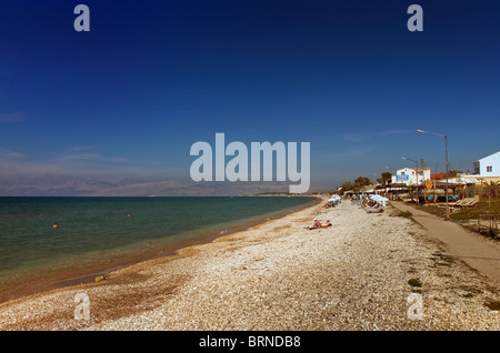 Acharavi Beach, Korfu, Ionische Inseln Griechenland. Stockfoto