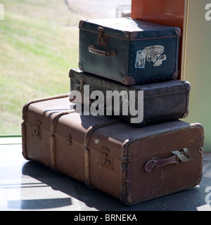 Alten Gepäck Stockfoto