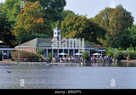 Serpentin Lido, Hyde Park, London, Vereinigtes Königreich Stockfoto