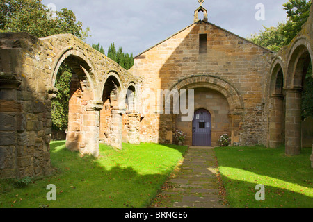 Alten Kreuzkirche Whorlton Swainby North Yorkshire England Stockfoto