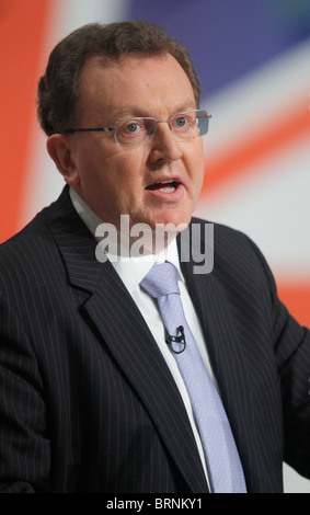 DAVID MUNDELL MSP CONSERVATIVE PARTY 6. Oktober 2010 die ICC BIRMINGHAM ENGLAND Stockfoto