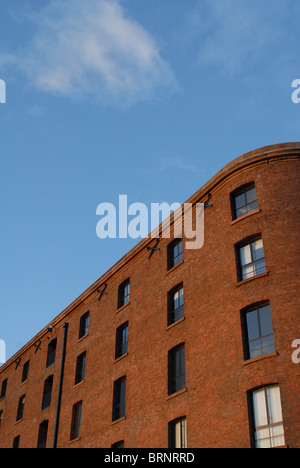 Gemauerte Lager, Teil des komplexen Albert Dock. Hertiage Weltkulturerbe in Liverpool, Merseyside, England Stockfoto