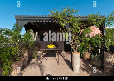 Dar Darma Riad Marrakesch, Marokko. Stockfoto