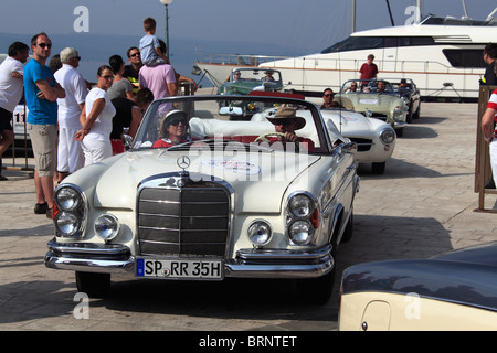 Classic Rallye Kroatien 2010 - Oldtimer Rallye 24.09.2010 Brela/Fernsehreihe Stockfoto