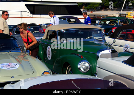 Classic Rallye Kroatien 2010 - Oldtimer Rallye 24.09.2010 Brela/Fernsehreihe Stockfoto