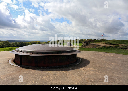 Fort Douaumont war eine der Festungen gebaut, um Verdun vor einer Invasion zu schützen durch Deutschland vor WWI, Verdun, Meuse, Frankreich. Stockfoto