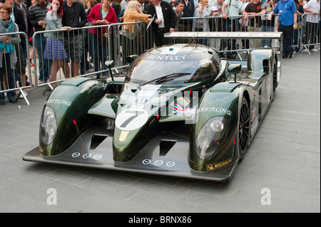 Bentley Breitling Formel einen F1-Boliden Stockfoto