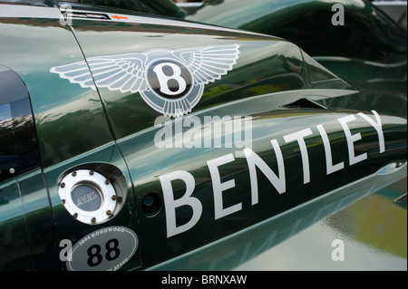 Bentley Breitling Formel einen F1-Boliden Stockfoto