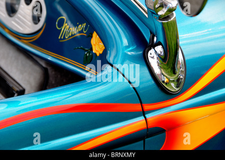 Nahaufnahme eines angepassten 1932 Ford Hi Boy Roadster Stockfoto