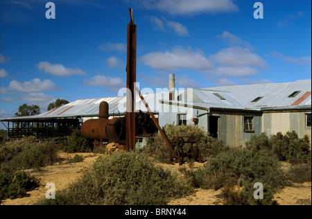 Historische Kinchega Station Woolshed, Menindee, Outback New South Wales Stockfoto