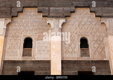 Ali Ben Youssef Medersa koranische Schule, Marrakesch, Marokko. Stockfoto