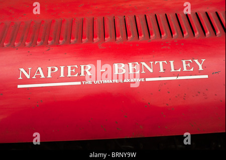 Bentley Napier klassischen Rennwagen rot Stockfoto