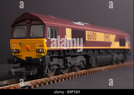 Diesellok Class 66, EWS-Lackierung Stockfoto