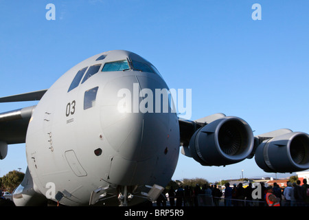 US-Luftwaffe Boeing c-17 Globemaster III bei Flugschau Stockfoto