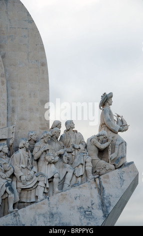 Entdeckungen-Denkmal - Lissabon - Portugal - Atlantischen Ozean Aussicht - moderne Architektur - Padrão Dos Descobrimentos Lisboa Stockfoto