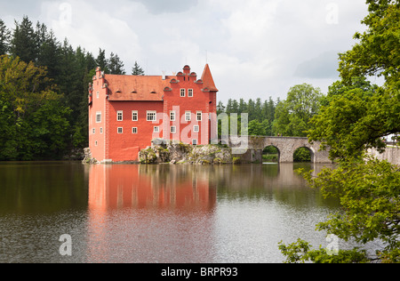 Cervena Lhota Chateau, Pluhův Žďár Gemeinde, Süd-Böhmen, Tschechische Republik Stockfoto