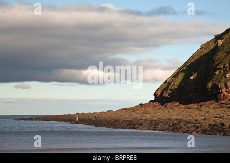 St Bees Bucht, Cumbria. Stockfoto