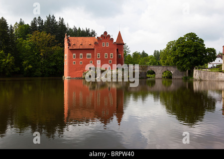 Cervena Lhota Chateau, Pluhův Žďár Gemeinde, Süd-Böhmen, Tschechische Republik Stockfoto