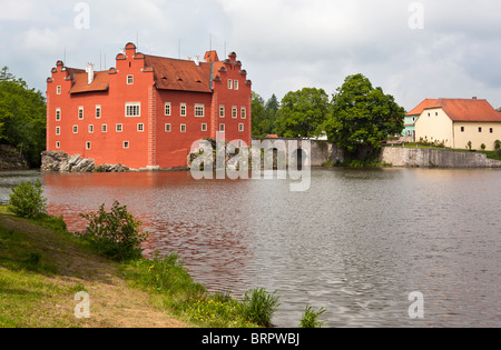 Cervena Lhota Chateau, Pluhův Žďár Gemeinde, Süd-Böhmen, Tschechische Republik Stockfoto