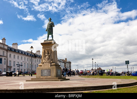 Captain Cook Denkmal bei Whitby, North Yorkshire, England, UK Stockfoto