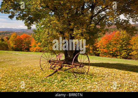 Neuengland, Vermont, Landschaft, USA in der Herbstsaison Stockfoto