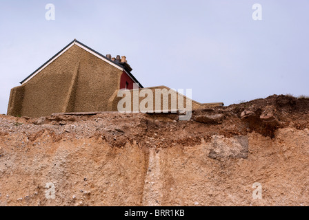 Erosion der Küsten Klippe bei Birling Gap Stockfoto