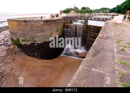 Lydney Schloss und Hafen Stockfoto