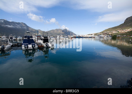 Hafen von Hout Bay Stockfoto