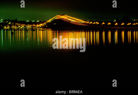 Harbour Bridge bei Nacht Stockfoto